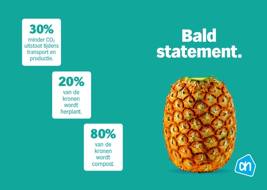 Albert Heijn kroonloze-ananas Sustainablejobs.nl